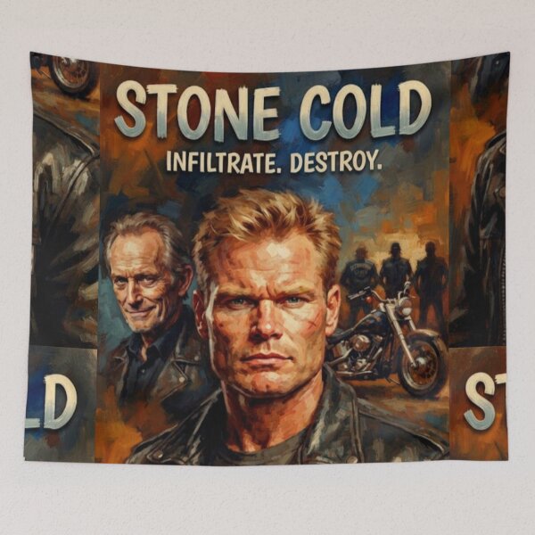 Item preview, Stone Cold Action Cult Fine Art Tribute designed and sold by Art's Diner.