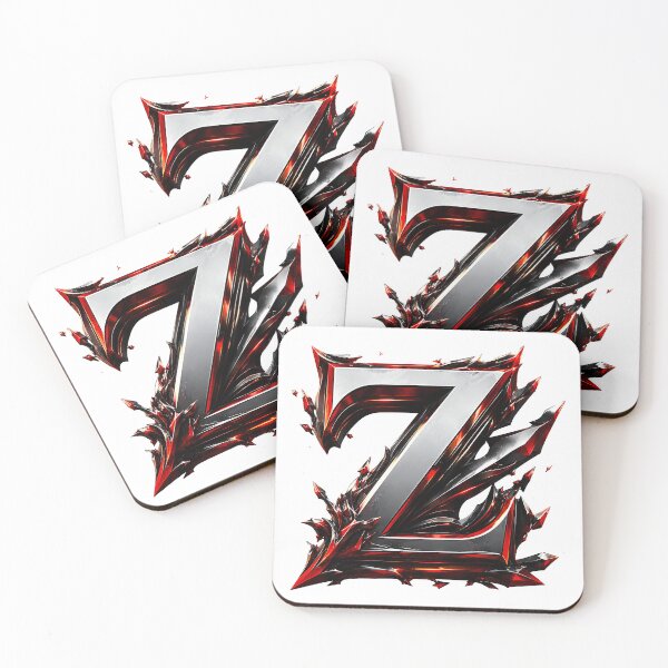 Item preview, Crimson Steel Alphabet of Power Letter Z designed and sold by BlissBlvdShop.