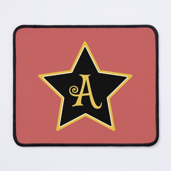 Item preview, Star Monogram A Gold Black designed and sold by Jeallan Designs.