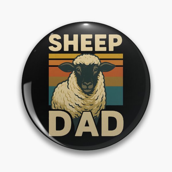 Item preview, Sheep Dad Farmer Livestock Animal Lover Vintage Retro Sunset designed and sold by Photo-Sphere101.