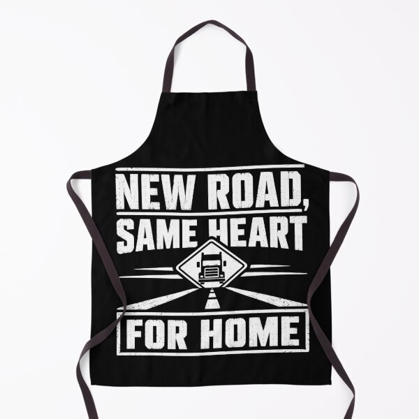 Item preview, New Road Same Heart For Home - Distressed Trucker Driving Gift designed and sold by Haque Desigens.