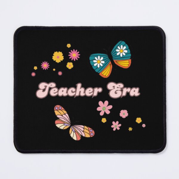Item preview, Retro Teacher Era – Groovy 70s Butterfly & Daisy Floral Design designed and sold by PoppaBear71.