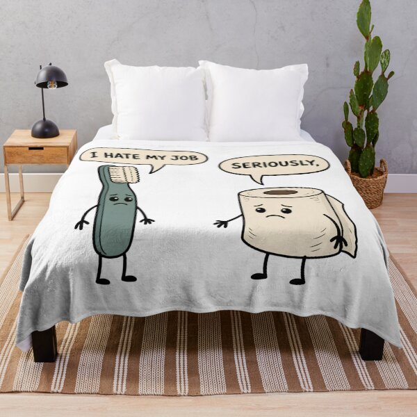 Item preview, I Hate My Job Bathroom Humor Design designed and sold by TshirtsOnline-.