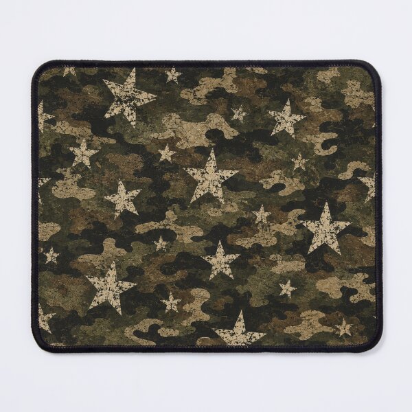 Item preview, Distressed Camo Stars Pattern designed and sold by Military Insignia Products.