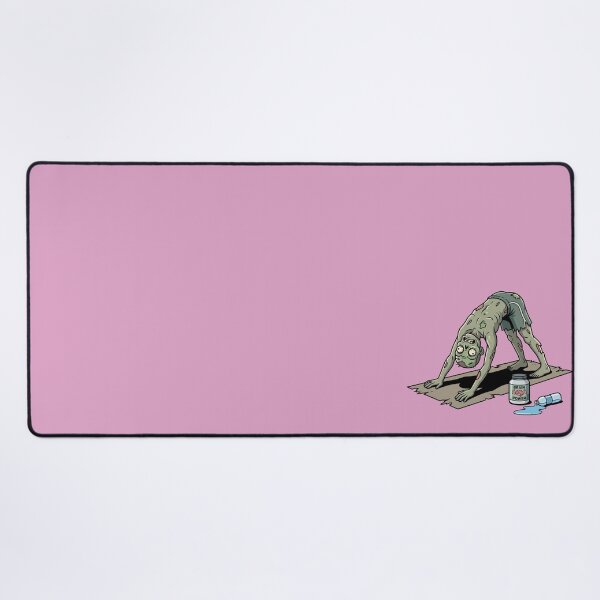 Item preview, Zombie Downward Dog Yoga Brain Power Supplement Humor Parody designed and sold by Rare By Hero.