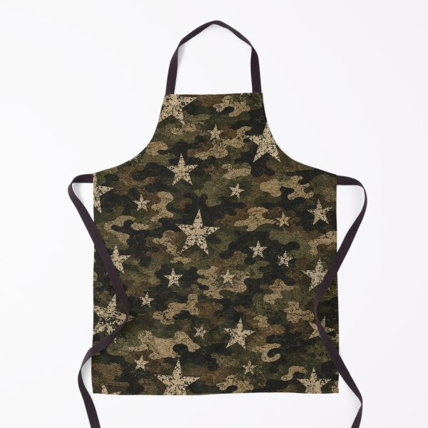 Item preview, Distressed Camo Stars Pattern designed and sold by Military Insignia Products.