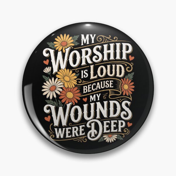 Item preview, My Worship is Loud Because My Wounds were Deep Daisy Flower designed and sold by hemagamo.