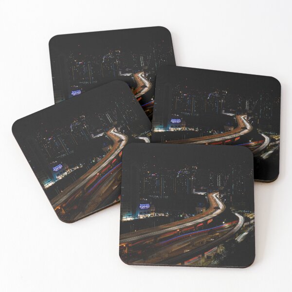 Item preview, Bangkok long exposure night shot atmospheric designed and sold by thatSEAguy.