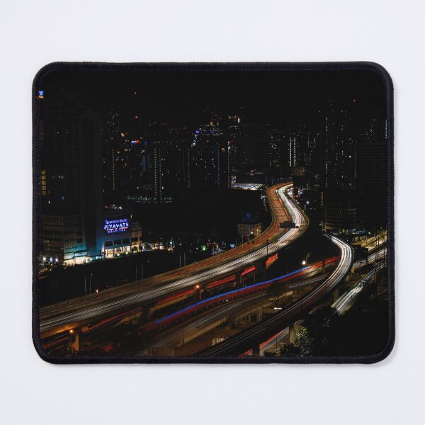 Item preview, Bangkok long exposure night shot atmospheric designed and sold by thatSEAguy.