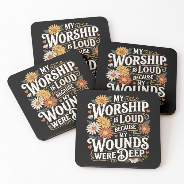 Item preview, My Worship is Loud Because My Wounds were Deep Daisy Flower designed and sold by hemagamo.