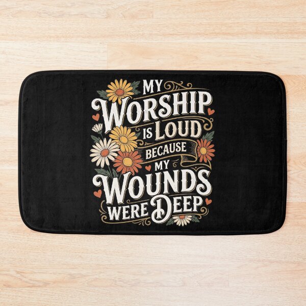 Item preview, My Worship is Loud Because My Wounds were Deep Daisy Flower designed and sold by hemagamo.