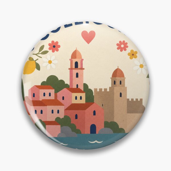 Item preview, Collioure France Travel Souvenir Modern Folk Art designed and sold by VisualArtsOasis.