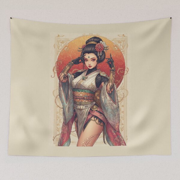Item preview, Geisha cíborg designed and sold by ArtCraftLab.