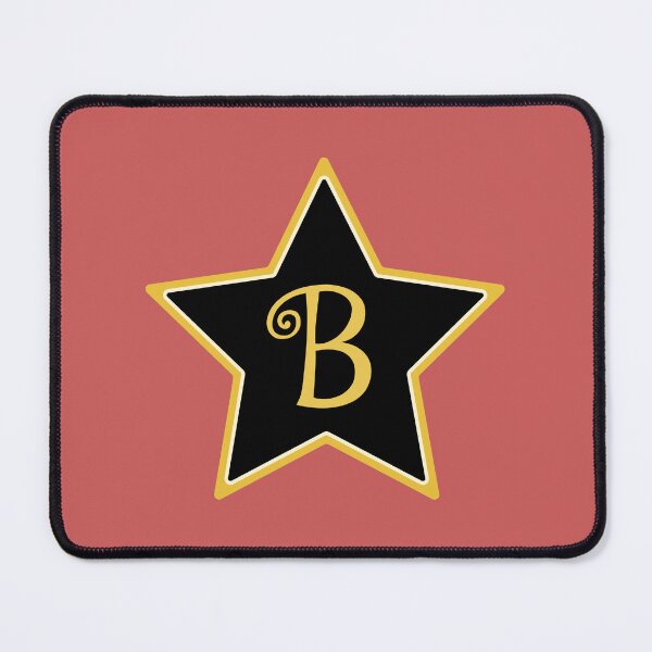 Item preview, Star Monogram B Gold Black designed and sold by Jeallan Designs.