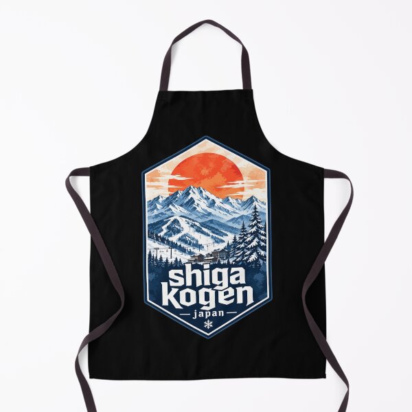 Item preview, Shiga Kogen Ski Resort Japan Watercolor Travel designed and sold by TomFrontierArt.