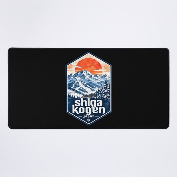 Item preview, Shiga Kogen Ski Resort Japan Watercolor Travel designed and sold by TomFrontierArt.