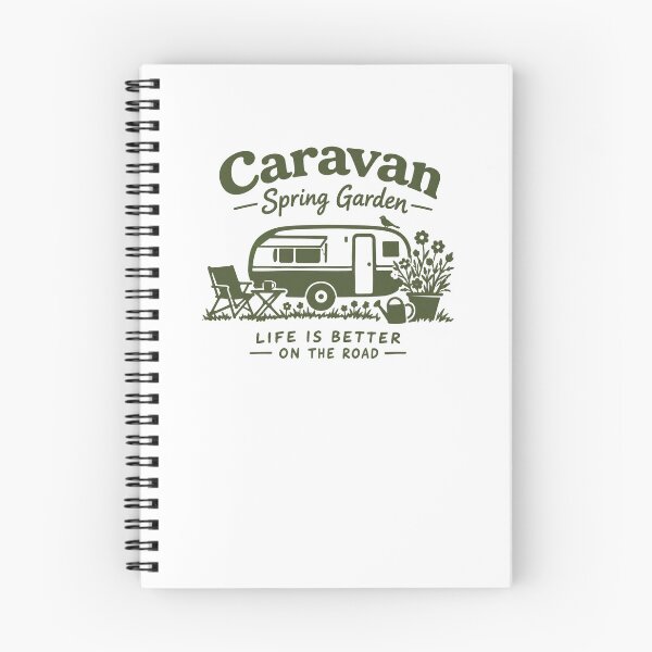 Item preview, Caravan Spring Garden Travel Life Is Better On The Road Vintage Caravan designed and sold by Yellowriversss.