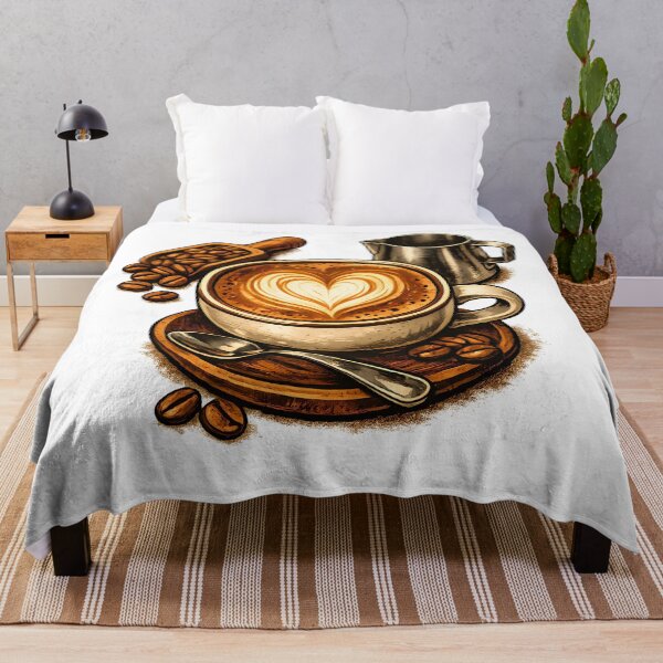 Item preview, Close-up of a drawing of a heart in a coffee with milk. designed and sold by Daily Quirk.