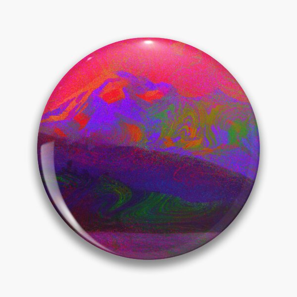Item preview, Psychedelic Mount Rainier designed and sold by noodaliesaloon.