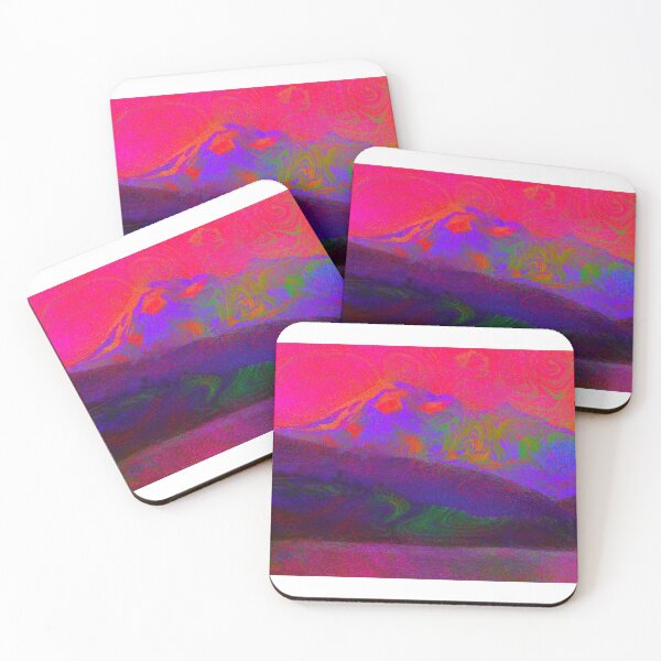 Item preview, Psychedelic Mount Rainier designed and sold by noodaliesaloon.