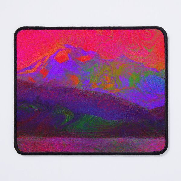 Item preview, Psychedelic Mount Rainier designed and sold by noodaliesaloon.