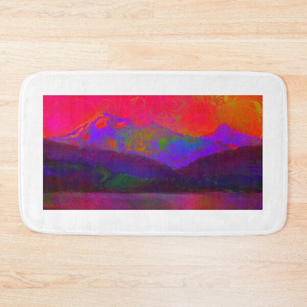 Item preview, Psychedelic Mount Rainier designed and sold by noodaliesaloon.