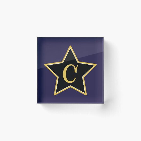 Item preview, Star Monogram C Gold Black designed and sold by Jeallan Designs.