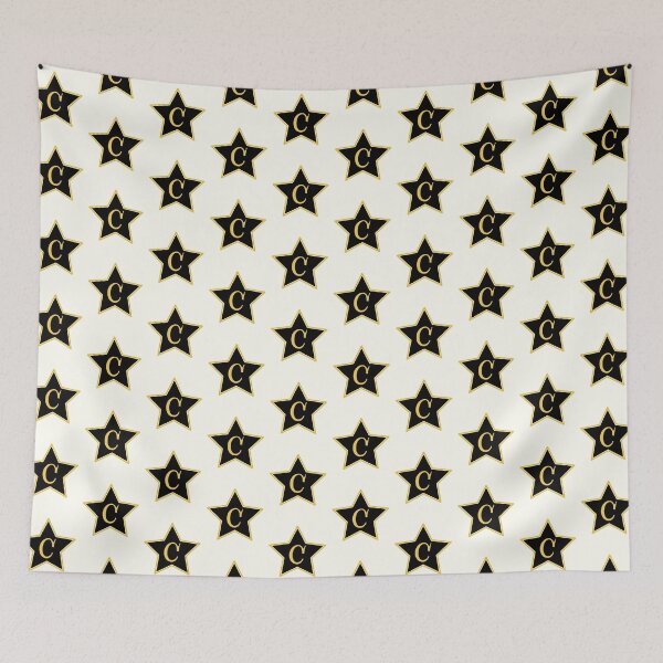 Item preview, Star Monogram C Gold Black designed and sold by Jeallan Designs.
