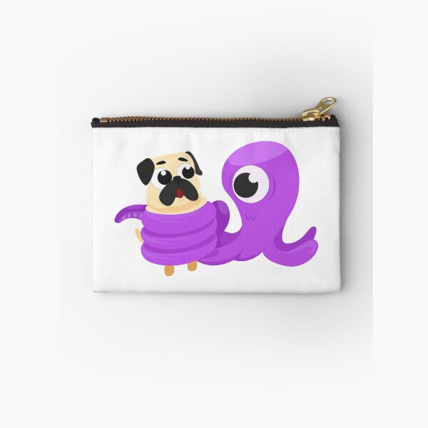 Item preview, Cute Pug Hugged by a Purple Octopus designed and sold by TotalityDesigns.