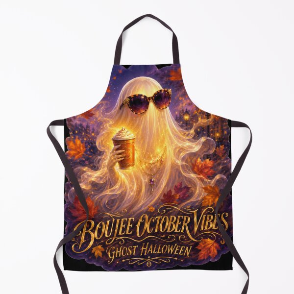 Item preview, Boujee October Vibes Ghost Halloween Mystical Ornate Sunglasses Art Gift for Halloween Lovers designed and sold by Nightarel.