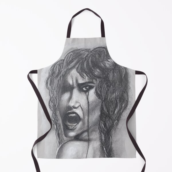 Item preview, Silent Scream – Original Charcoal Portrait designed and sold by Biangretta.