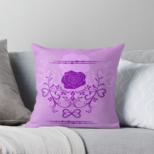 Item preview, Rose ornament, purple, heather, designed and sold by RedPoppyStudio.