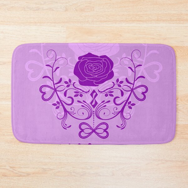 Item preview, Rose ornament, purple, heather, designed and sold by RedPoppyStudio.
