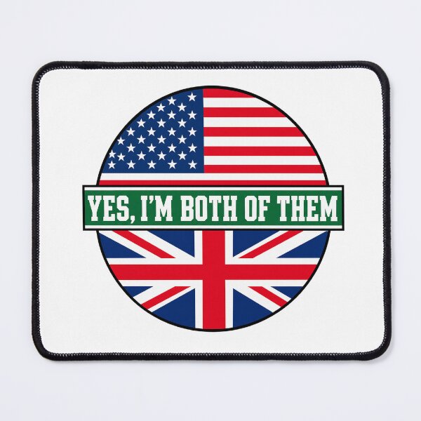 Item preview, British - American Dual citizenship designed and sold by PIXEL POP DESIGNS - Beyond the Norm!.
