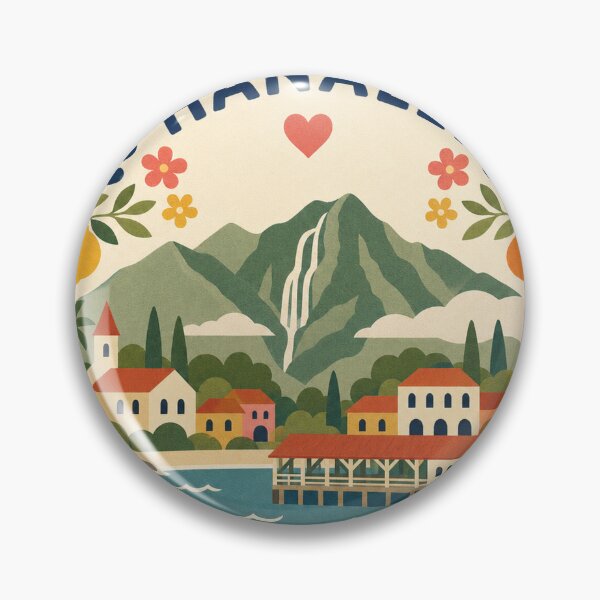 Item preview, Hanalei USA Travel Souvenir Modern Folk Art designed and sold by VisualArtsOasis.