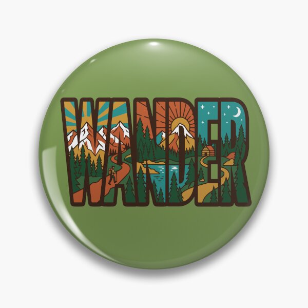 Item preview, Wander Adventure Mountain Wilderness designed and sold by AliveStyle.