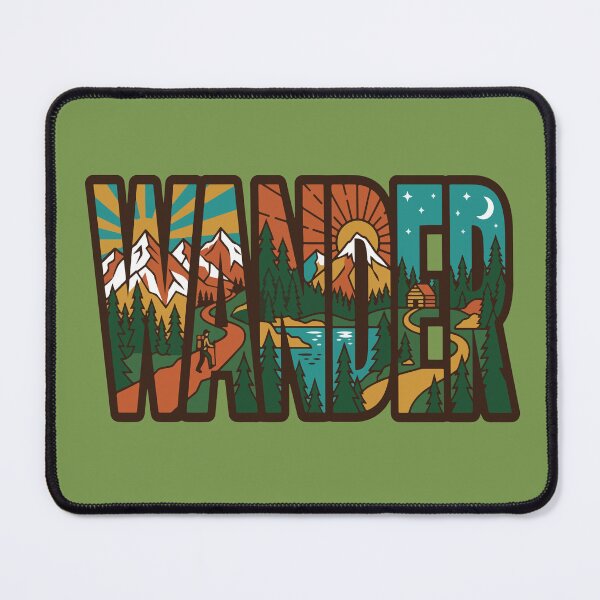 Item preview, Wander Adventure Mountain Wilderness designed and sold by AliveStyle.