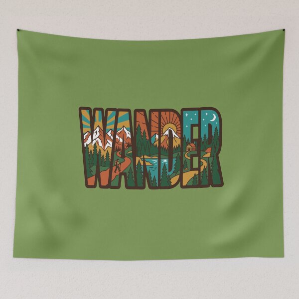 Item preview, Wander Adventure Mountain Wilderness designed and sold by AliveStyle.