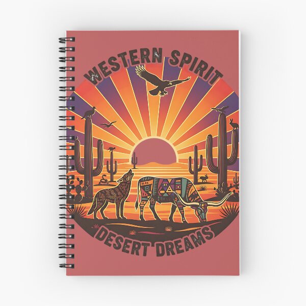 Item preview, Western Spirit, Desert Dreams – Vintage Cowboy Sunset designed and sold by Sinister prints.