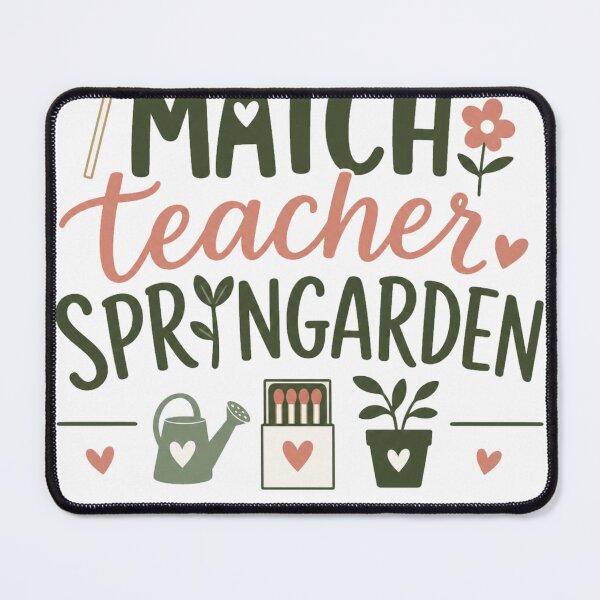 Item preview, I Match Teacher Spring Garden Ignite Inspire Grow Teacher Gift designed and sold by Yellowriversss.