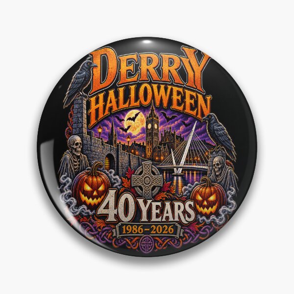 Item preview, Derry Halloween 40 years 1986-2026  designed and sold by CELTIC-DESIGNS.