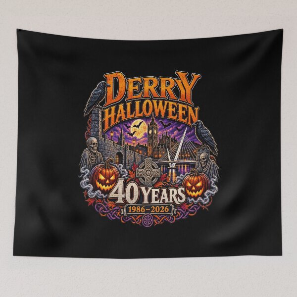 Item preview, Derry Halloween 40 years 1986-2026 designed and sold by CELTIC-DESIGNS.