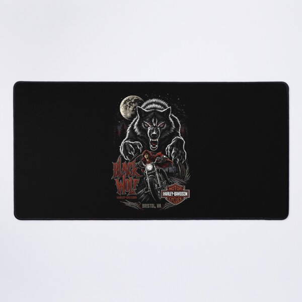 Item preview, Harley-Davidson Black Wolf & Red Riding Hood Graphic Illustration designed and sold by interdesigner.