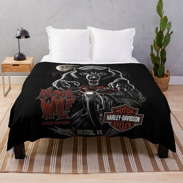 Item preview, Harley-Davidson Black Wolf & Red Riding Hood Graphic Illustration designed and sold by interdesigner.
