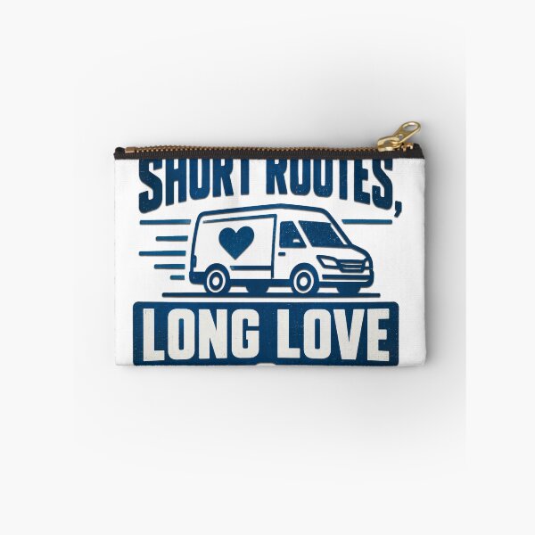 Item preview, Short Routes Long Love - Delivery Van Driver Life Gift designed and sold by Haque Desigens.