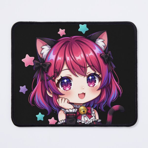 Item preview, Kawaii Pink Neko Girl – Cute Chibi Cat Girl designed and sold by Revyra Design .