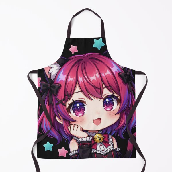 Item preview, Kawaii Pink Neko Girl – Cute Chibi Cat Girl designed and sold by Revyra Design .