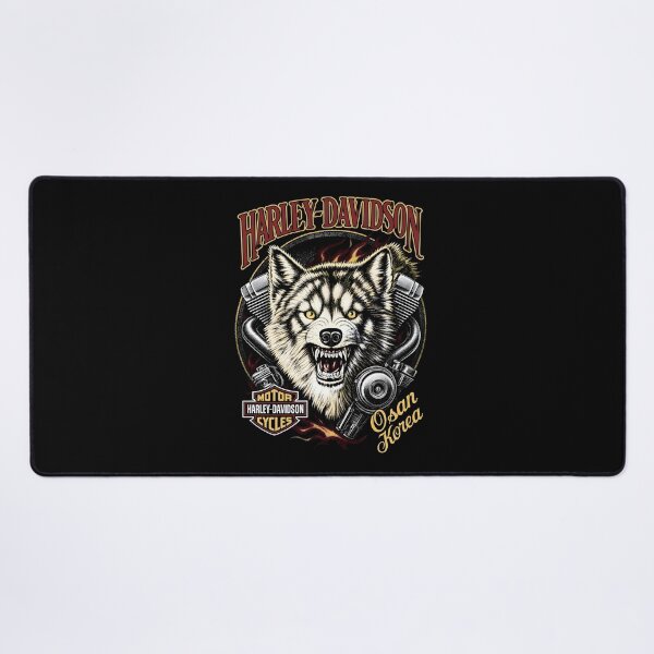 Item preview, Harley-Davidson Osan Korea Snarling Wolf Graphic designed and sold by interdesigner.