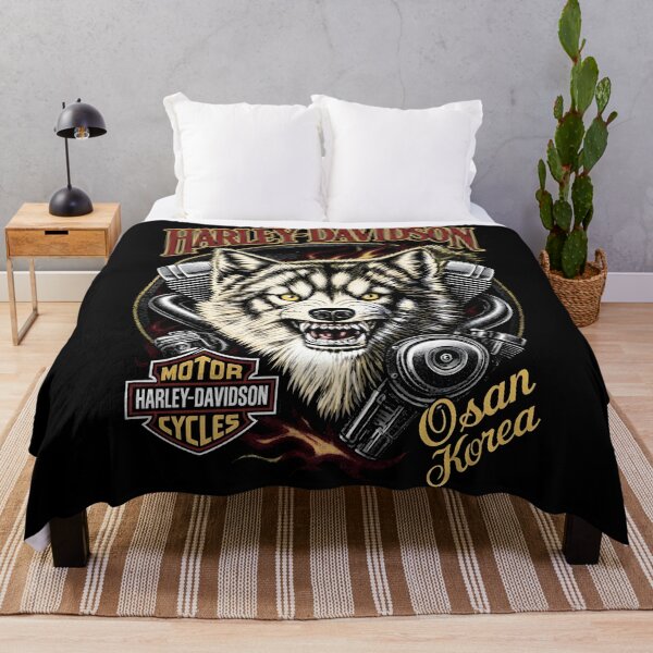 Item preview, Harley-Davidson Osan Korea Snarling Wolf Graphic designed and sold by interdesigner.