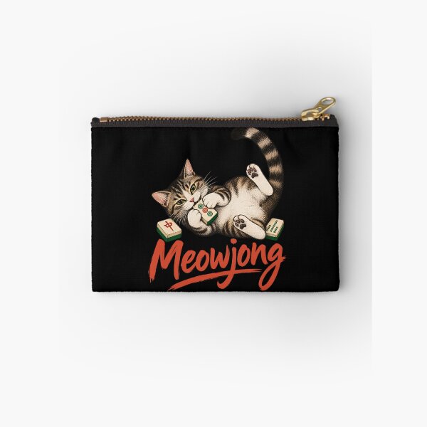 Item preview, Meowjong Funny Cat Mahjong Tile Graphic designed and sold by CG Studio.
